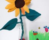 Nähanleitung und Schnittmuster gestaltet als PDF-E-Book von shesmile für Frieda Flower, die Zimmerpflanzen aus Stoff für Allergiker, das Kinderzimmer, Vielreisende, kranke und alte Menschen, schattige Plätzchen oder Pflanzendummies wie mich! Wähle au