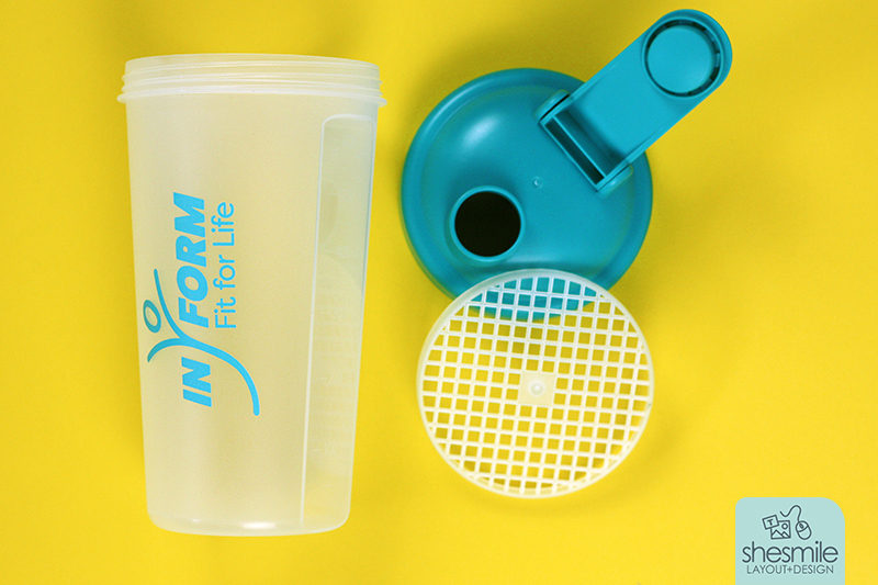 INFORM Fitness (Protein-Shaker mit Kundenlogo von shesmile)