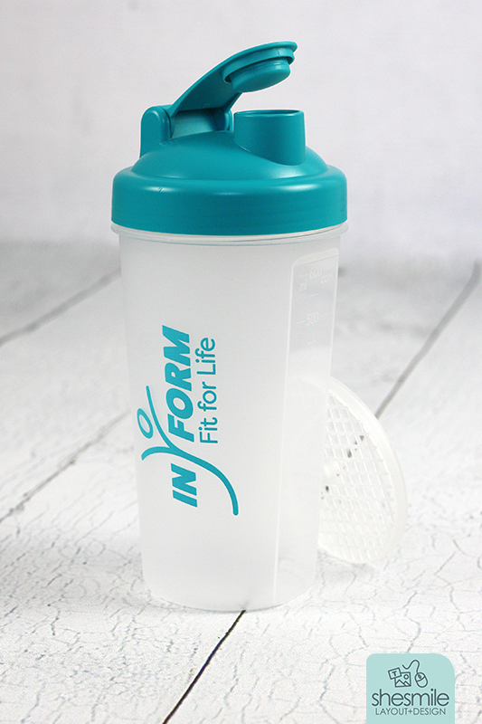 INFORM Fitness (Protein-Shaker mit Kundenlogo von shesmile)