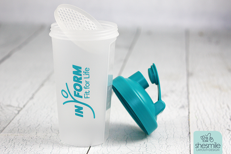 INFORM Fitness (Protein-Shaker mit Kundenlogo von shesmile)
