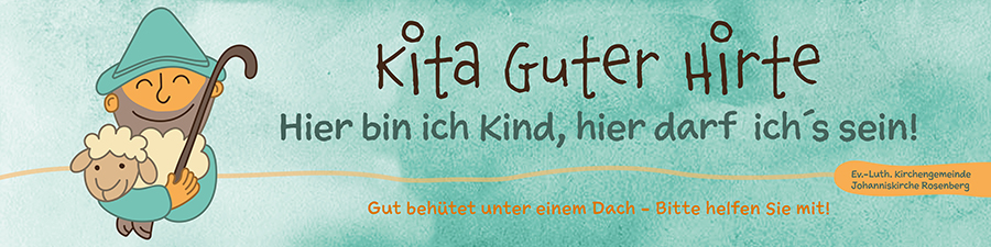 Kindertagesstätte "Guter Hirte" (Ein großer Banner für die Hauswand)