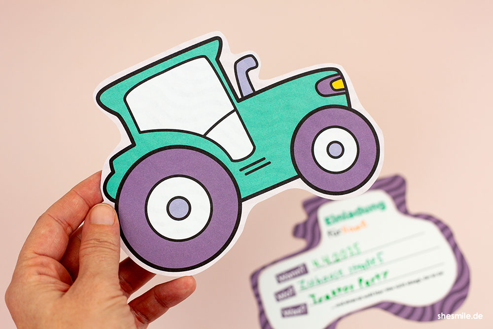 fahrzeug einladungskarte shesmile diy 083