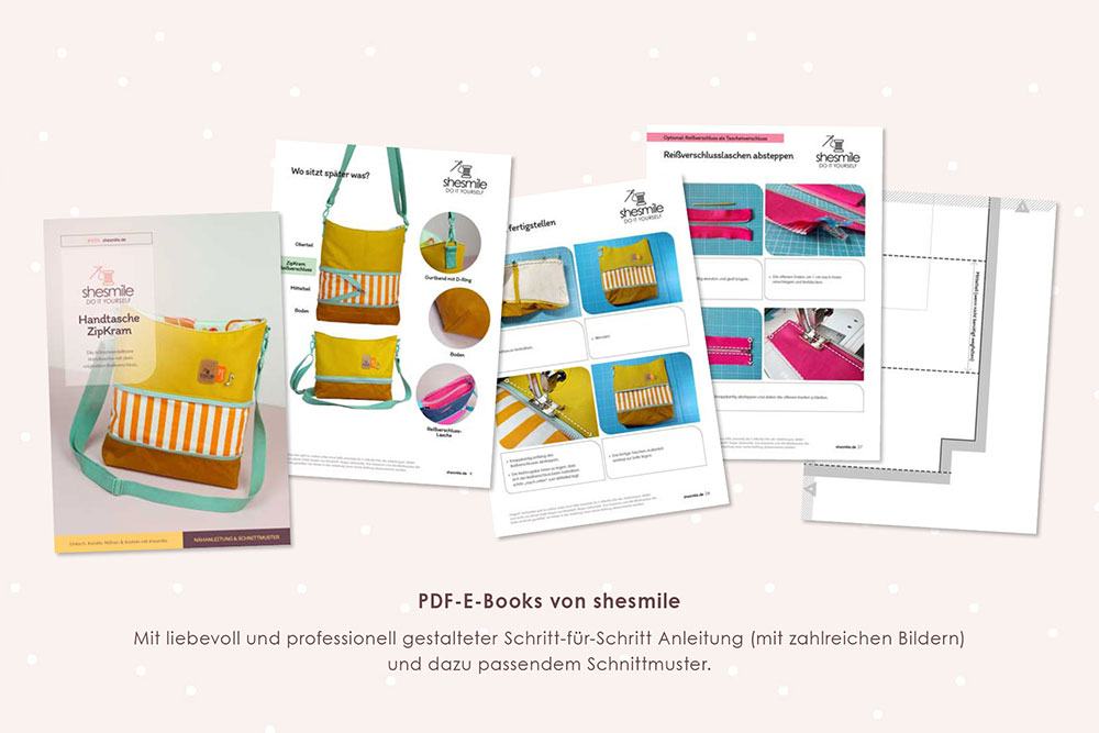 handtasche zipkram shesmile vorschau