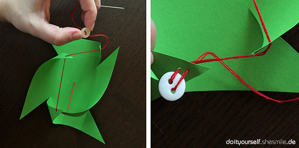Windrad aus Papier als Dekoration oder Einladung (Kostenlose Bastelanleitung von shesmile, Do it Yourself