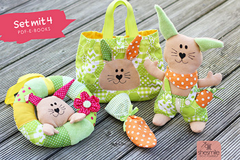 Nähen für Ostern - Set Lenny (Nähanleitung und Schnittmuster von shesmile)