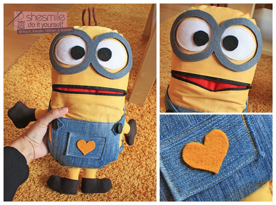 Ein Kummerfresser "Minion" für meine Freundin