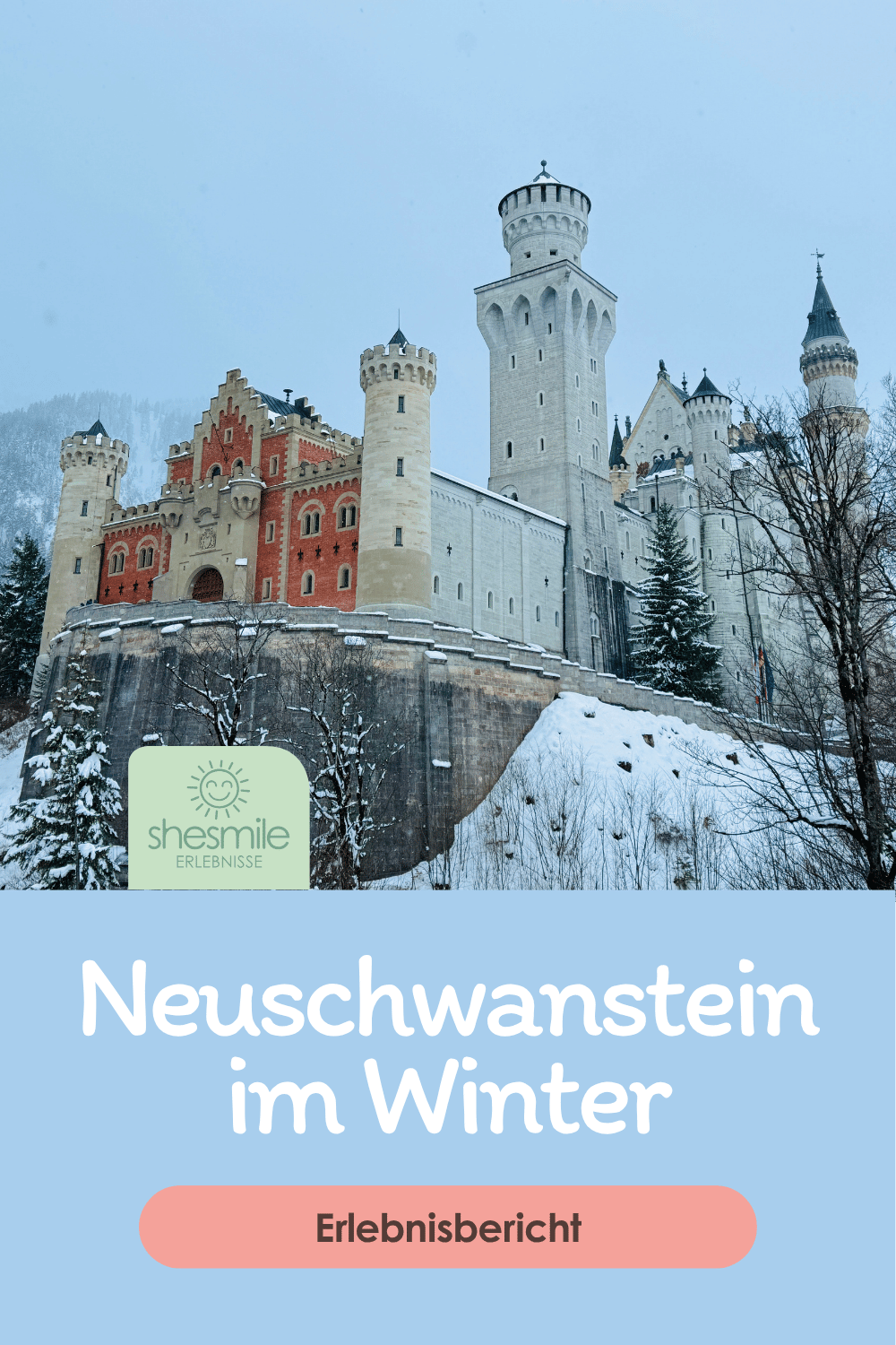 Schloss Neuschwanstein im Winter - Das Märchenschloss von König Ludwig II