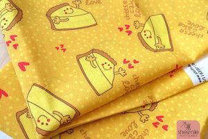 Käsekuchen Liebe (Stoffdesign)