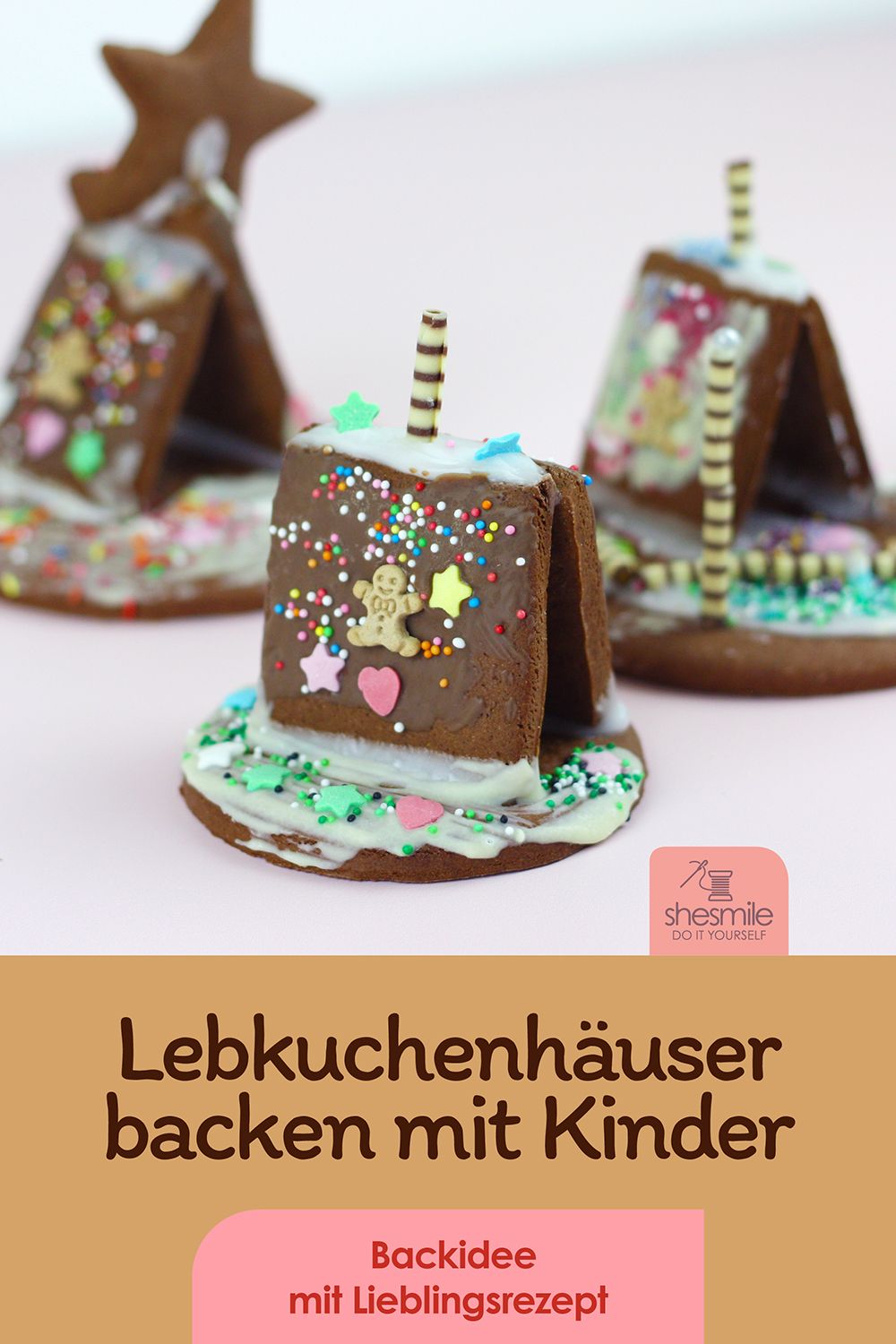 Kleine Lebkuchenhäuser backen (Unser Lieblingsrezept)