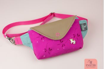 Eine Gürteltasche „HipPack“ aus Softshell und Leder nähen