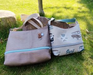 Handtasche ZipKram - Nähanleitung und Schnittmuster von shesmile DIY