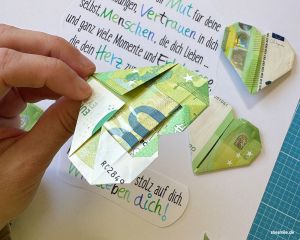 XXL Geldgeschenk zur Konfirmation basteln