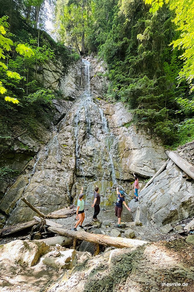 Höllschlucht Pfronten - Wandern mit Freundinnen zur Kappeler Alp