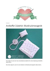 Perfekt für kleine Ärzte und Ärztinnen.