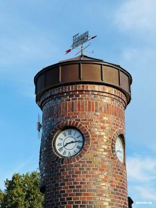 Alter Bahnhof Willkommensturm auf Juist