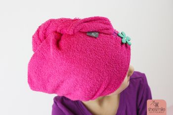 Mama-Tochter-Nähzeit mit dem Haartrockentuch TinaTurban!