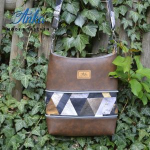 Handtasche ZipKram - Nähanleitung und Schnittmuster von shesmile DIY