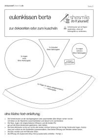Wenige Schnittteile, einfache Formen, schnell genäht.