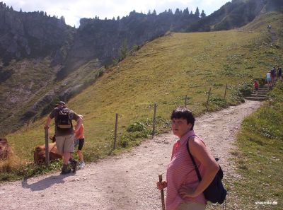 ... und siehe da, auch die steilen Treppen bin ich wohl schon einmal gelaufen. Ich konnte mich nicht mehr erinnern.