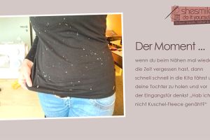 Der Moment wenn ... shesmile näht und bastelt!