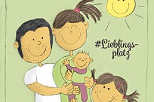 Mein Lieblingsplatz? In den Armen meiner Familie! (Eine Illustration von shesmile)