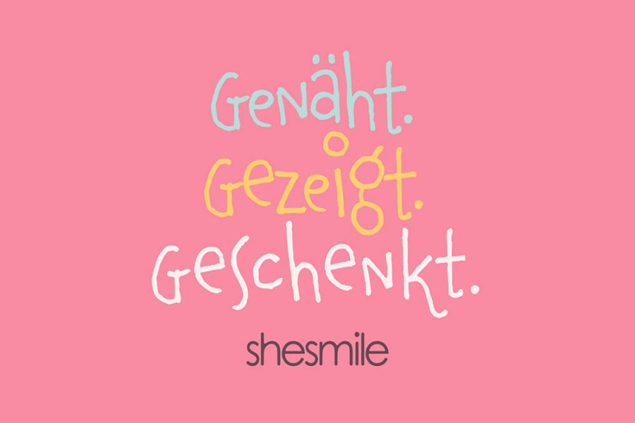Dein shesmile Nähsommer 2025: Gemeinsam statt einsam. Genäht Gezeigt Geschenkt - Eine Mitmachaktion von shesmile DIY. Schnittmuster im Angebot.
