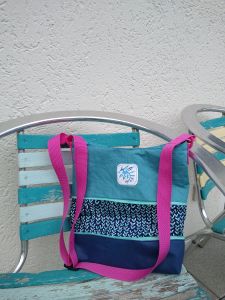 Handtasche ZipKram genäht von Verena. Schnittmuster von shesmile DIY.
