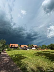 Die dicken dunklen Wolken sind zum Glück vorbei gezogen