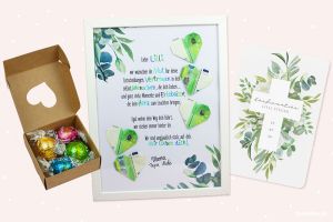Konfirmation DIY - Einladungskarten, Gastgeschenke und Geldgeschenk