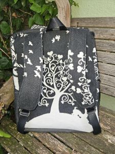 Rucksack MidiKlapPack genäht von Karin Fochler, Schnittmuster von shesmile DIY.