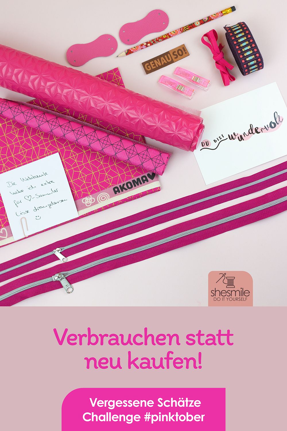 Vergessene Schätze Challenge zum Thema #pinktober bei Hansedelli