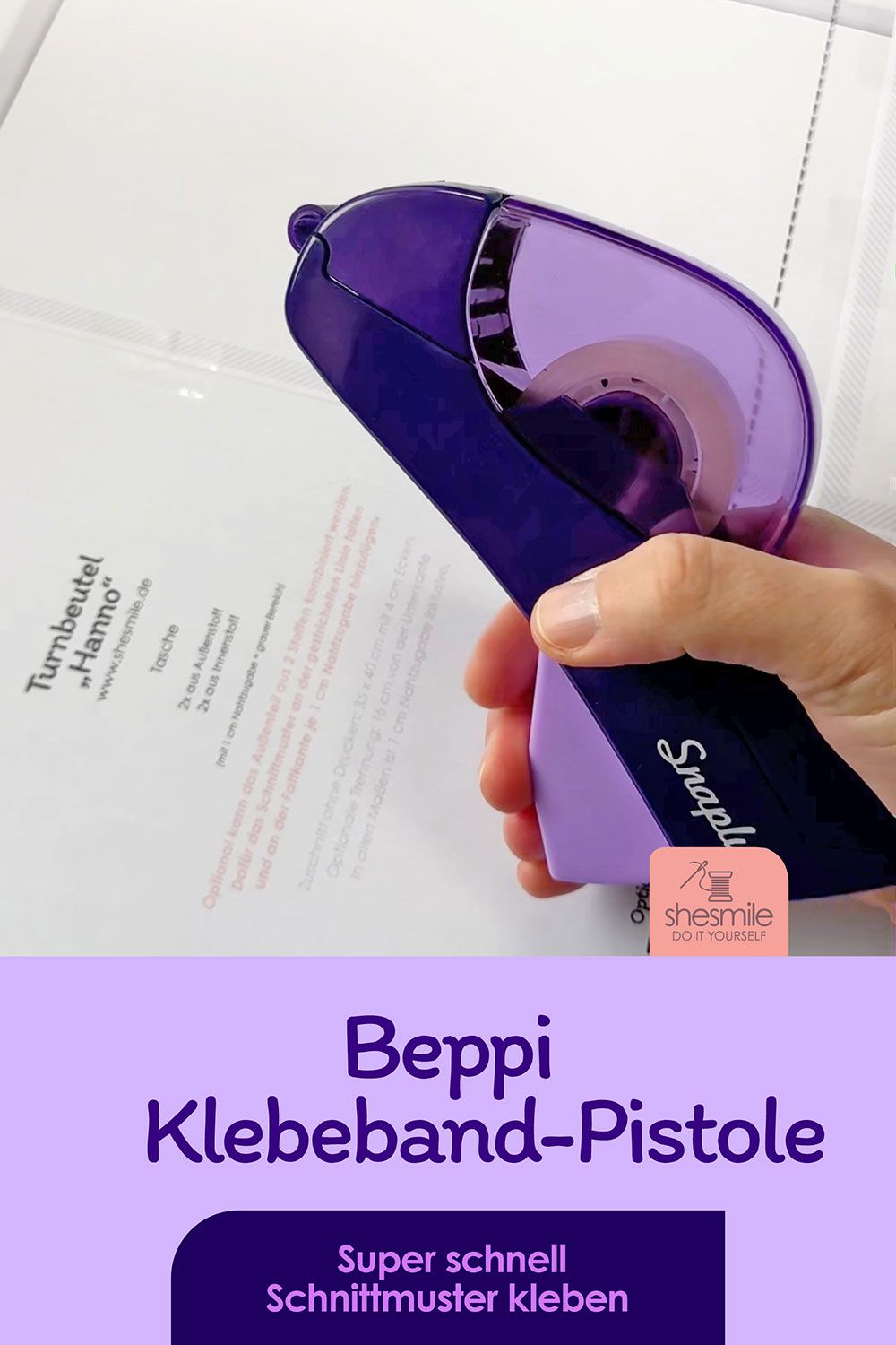 Beppi - die innovative Klebeband-Pistole von Snaply