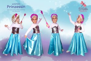 Kostüm "Prinzessin" (Kosenlose Upcycling-Nähanleitung für alle Größen)