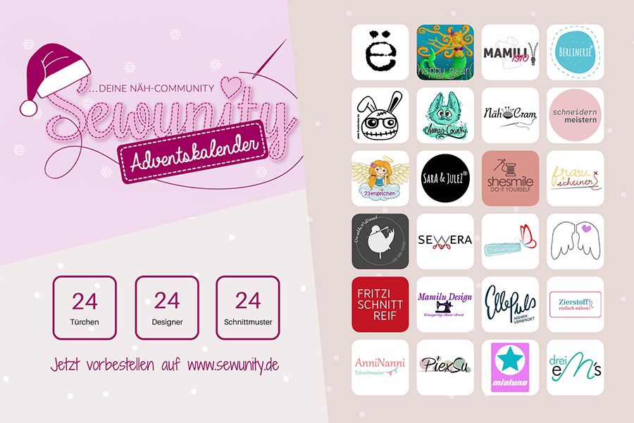shesmile ist dabei beim Sewunity Adventskalender 2018 #sewunited