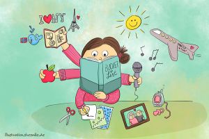 Bucket List (Eine Illustration von shesmile)