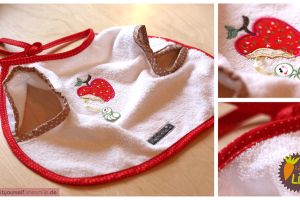 Lätzchen "Lilli" als Weihnachtsgeschenk für meine Nichte
