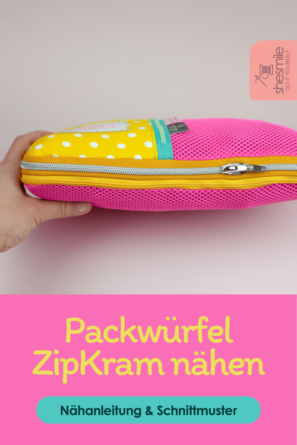 Packwürfel ZipKram - Das Schnittmuster für mehr Ordnung im Koffer