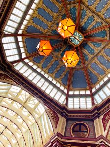 Blick nach oben im Leadenhall Market