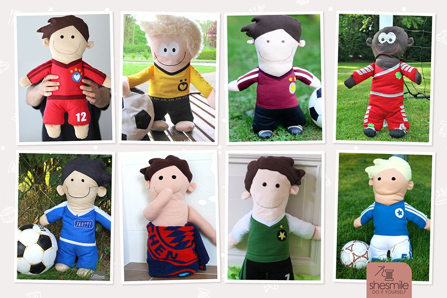 Designnäher gesucht! Kuschelfreund Fußballstar (Nähanleitung und Schnittmuster)