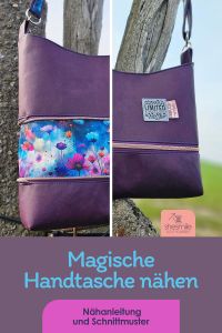Handtasche ZipKram - Nähanleitung und Schnittmuster von shesmile