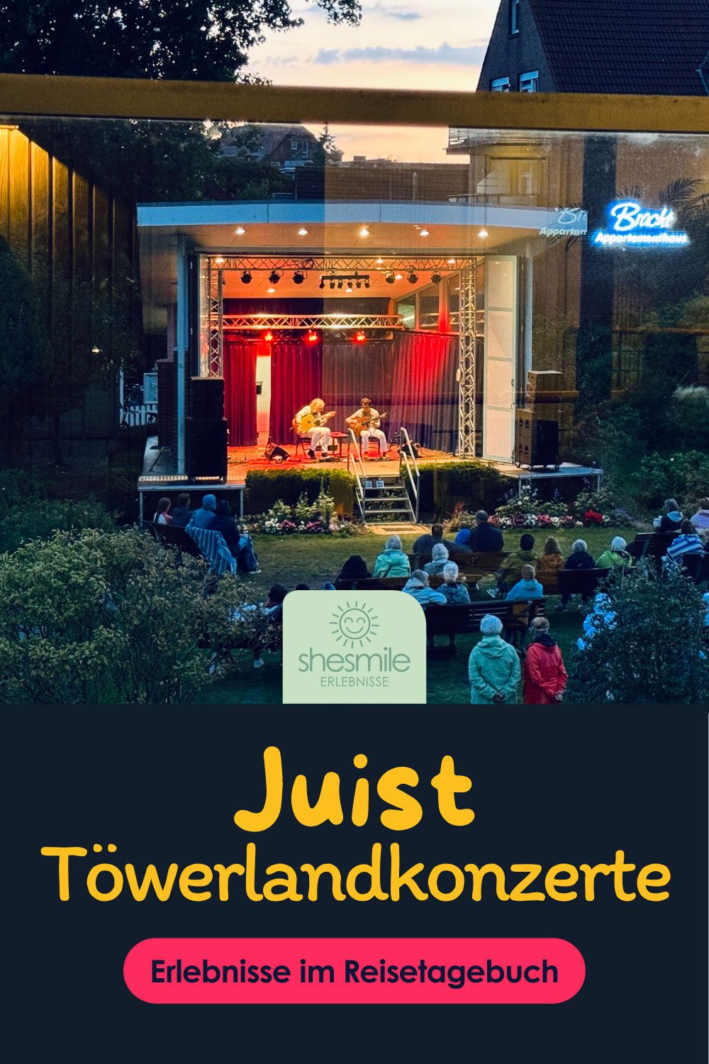 Töwerlandkonzerte, Juister Shanty Chor, Kino und ein Theaterstück