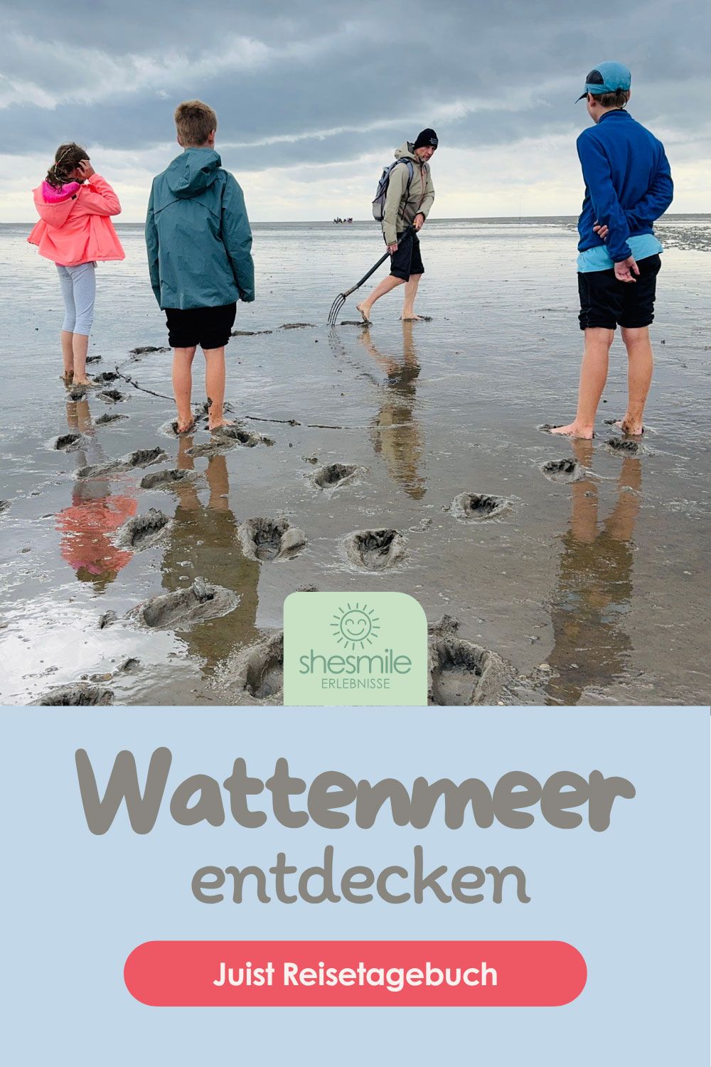 Wattwürmer & Einsiedlerkrebse - Wattwanderung für Kinder & Erwachsene