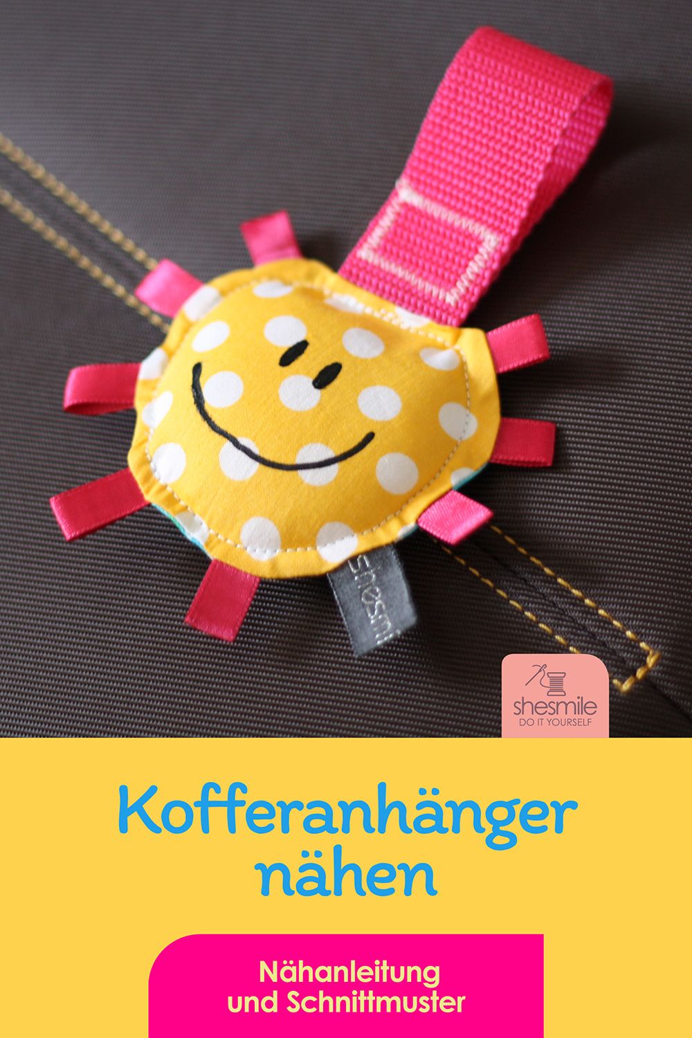 Kofferanhänger "SunnyHoliday" (Nähanleitung & Schnittmuster)