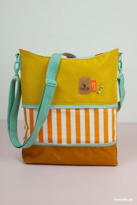 Handtasche ZipKram - Nähanleitung und Schnittmuster von shesmile DIY