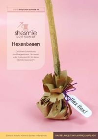 Perfekt als Gastgeschenk, Tischdeko oder Namensschild für deine nächste Hexenparty!