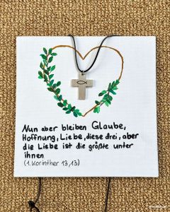 Geschenke & Gestaltung unserer Konfirmation