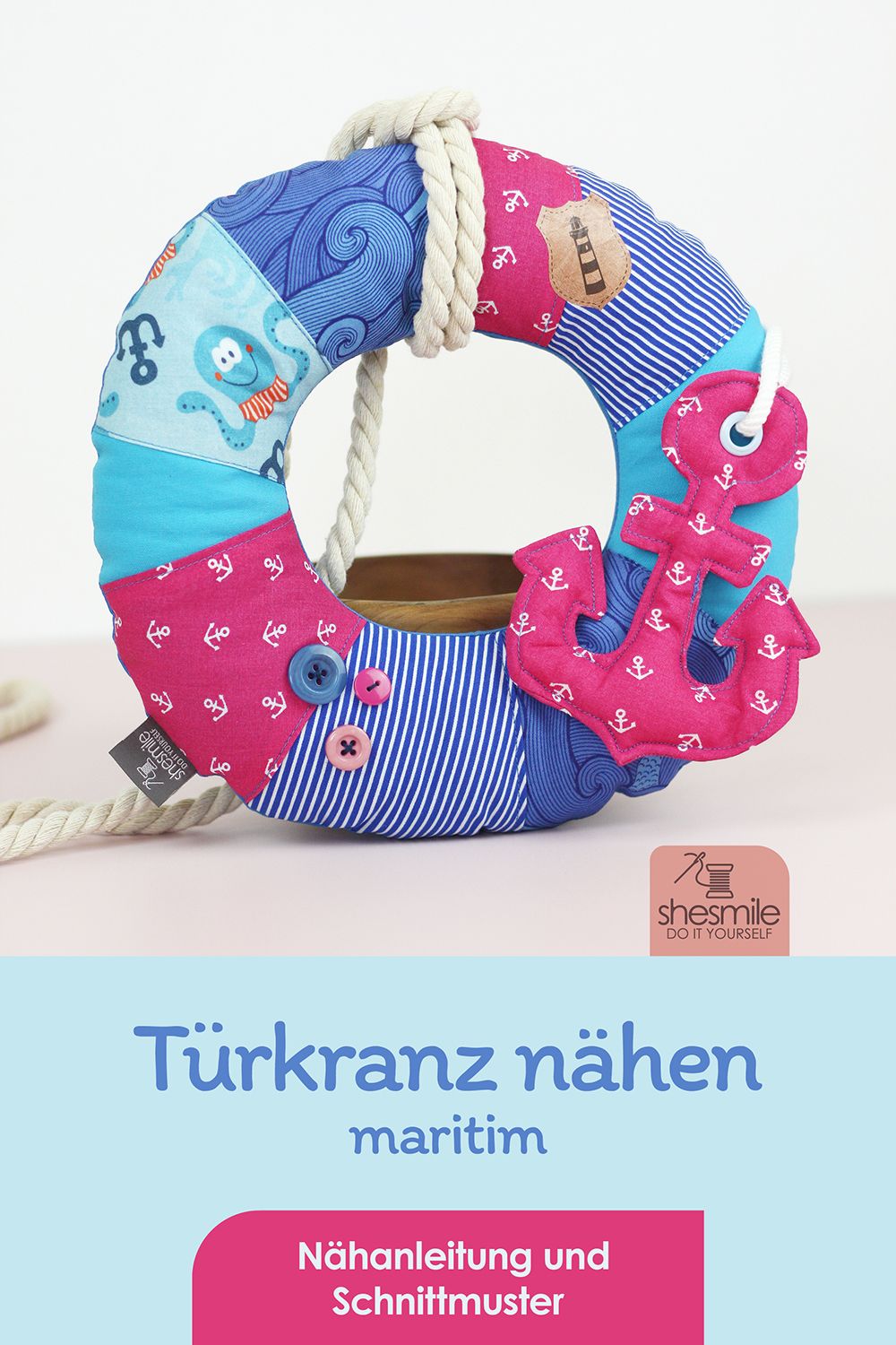 Türkranz aus Stoff (Nähanleitung und Schnittmuster)