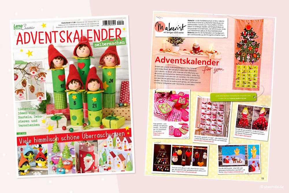 Meine Adventskalender im Lena Creativ Special "Adventskalender selbermachen"