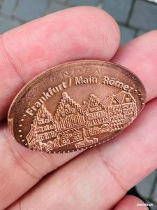 Eine Präge-Münze aus Frankfurt darf in unserer Sammlung natürlich auch nicht fehlen