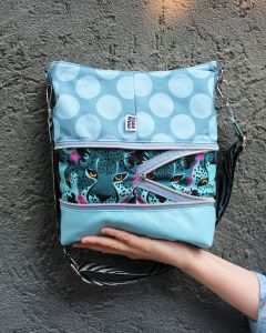 Handtasche ZipKram - Nähanleitung und Schnittmuster von shesmile DIY